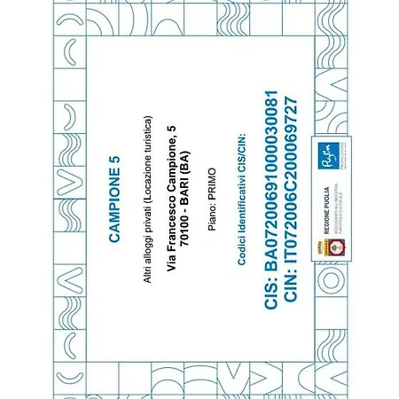 Campione 5 Bari